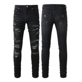 Stylische Skinny Jeans im Used-Look für Herren